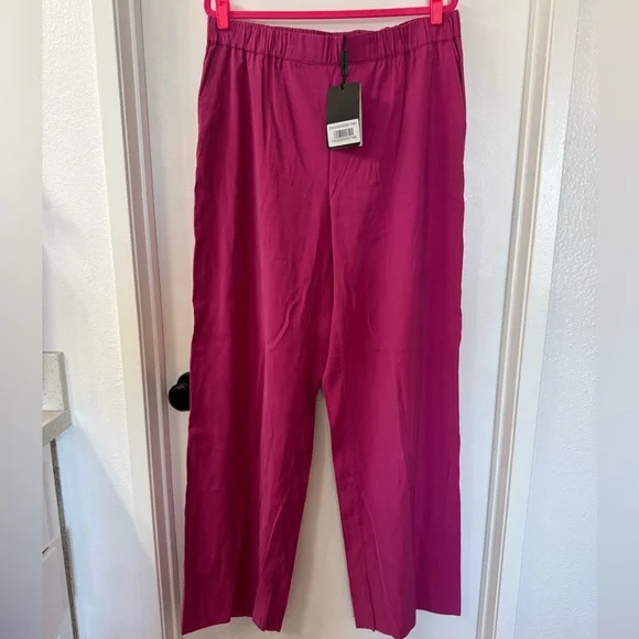 Marina Rinaldi RUPIA WIDE LEG Fuchsia Pants NWT- 16 - Picture 2 of 9